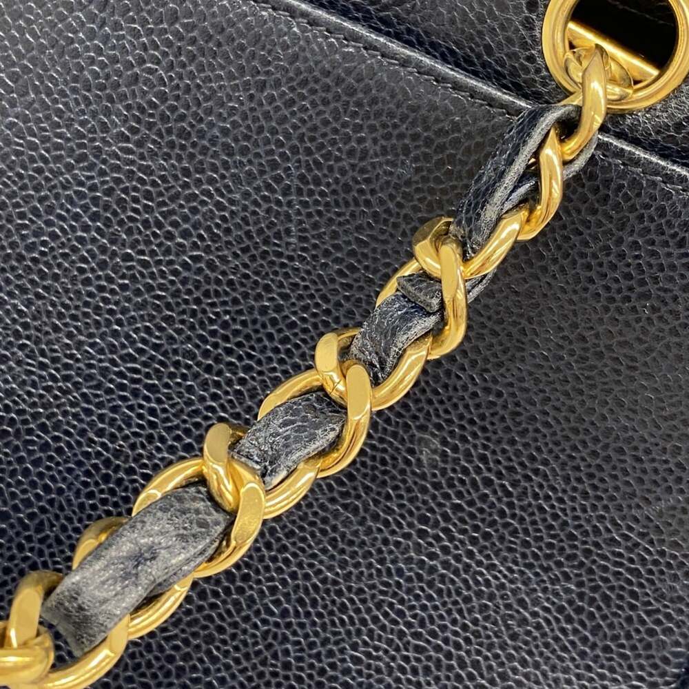 Chanel Vintage Stitched Cc Shoulder Bag #256152C18B - Picture 9 of 9